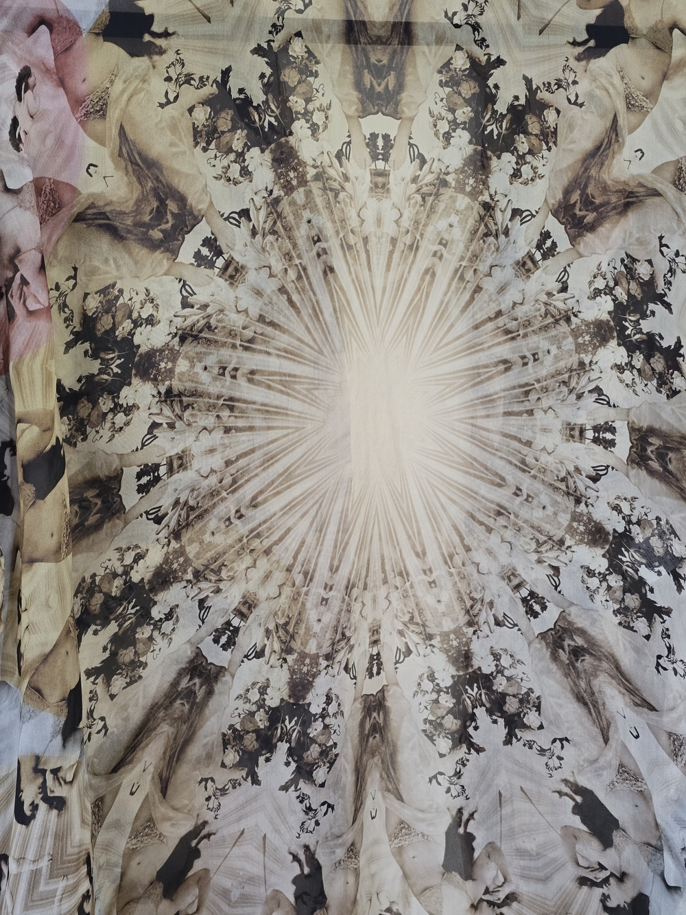 Jean Paul Gaultier Femme Vintage 100% Silk Blouse IT42 FR38 US8 Rare Print - Picture 10 of 14